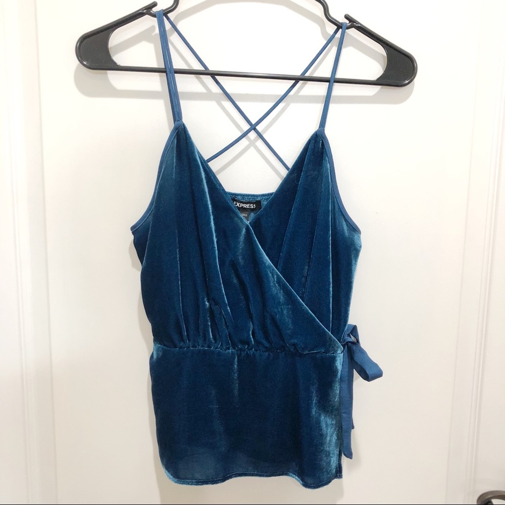Express velvet tank